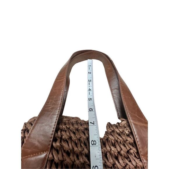 Croft & Barrow Straw* Tote Bag * Cocoa * NWOT - Picture 8 of 10
